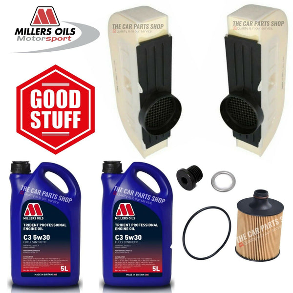 SERVICE KIT FITS AUDI SQ7 4.0 TDI 2016-2019 10L MILLERS PROFESSIONAL & 3 FILTERS
