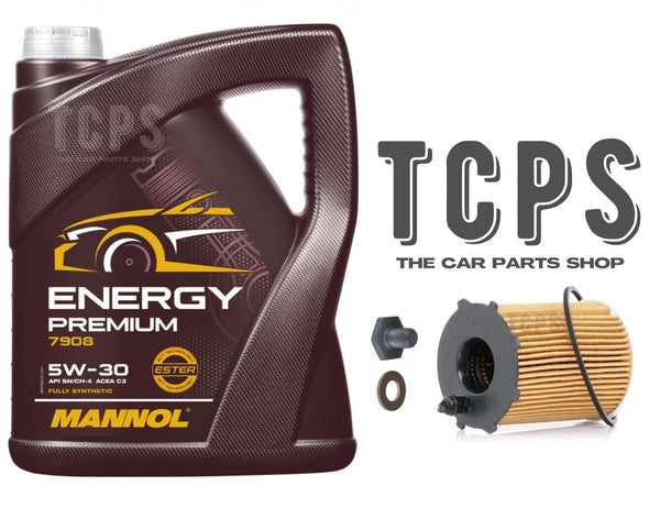 5L 7908 SERVICE KIT FITS CITROEN DS3 1.4 1.6 HDI 2010-2014 WITH OIL FILTER