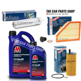 BOSCH SERVICE KIT TO FIT BMW 120D E82 07-14 6L MILLERS & BOSCH AIR OIL FUEL KIT