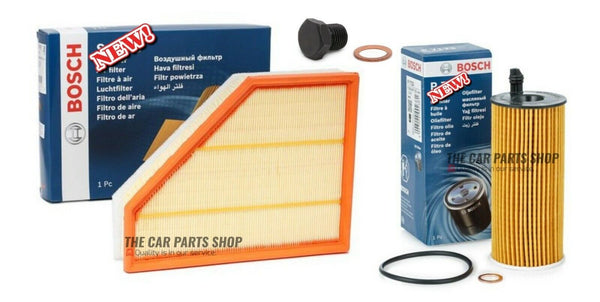 TO FIT BMW 120D E82 07-14 BOSCH SERVICE FILTER KIT NEW AIR & OIL FILTER IN BOSCH