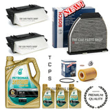 BOSCH SERVICE KIT FOR MERCEDES E350 CDI COUPE 3.0 8L OIL & AIR OIL CABIN PACK