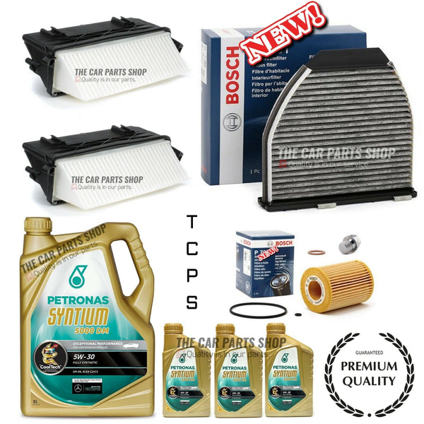 BOSCH SERVICE KIT FOR MERCEDES E350 CDI COUPE 3.0 8L OIL & AIR OIL CABIN PACK
