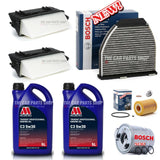 PREMIUM MILLERS SERVICE KIT FOR MERCEDES E350 CDI COUPE 3.0 BLUE EFFICIENCY