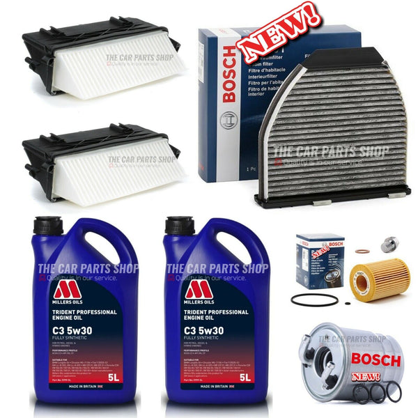 PREMIUM MILLERS SERVICE KIT FOR MERCEDES E350 CDI COUPE 3.0 BLUE EFFICIENCY