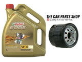 CASTROL OIL CHANGE SERVICE KIT FITS HONDA CIVIC 1.6 DIESEL MK9 NEW OIL FILTER