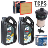 BOSCH SERVICE KIT FOR FORD TRANSIT CUSTOM MK8 FUEL AIR OIL & 10L OIL + PLUG NEW