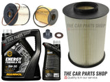 SERVICE KIT FOR FORD FOCUS TITANIUM X 2.0 TDCI 6L OIL & AIR FUEL OIL & PLUG