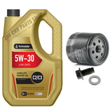 SERVICE KIT FOR CITROEN C1 CONNEXION OIL FILTER & ENGINE OIL 5L 5W30 & PLUG