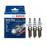 3 X NEW BOSCH SPARK PLUGS FOR CITROEN C1 CONNEXION PETROL