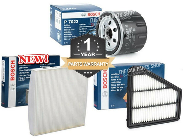 TO FIT HONDA CIVIC 1.6 I-DTEC 2013> BOSCH SERVICE FILTER KIT 3 NEW FILTERS