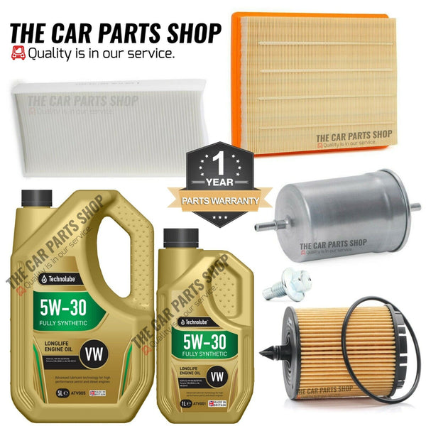 FULL SERVICE KIT TO FIT SAAB 9-3 LINEAR 2.0 PETROL WITH 6L TECHNOLUBE OIL