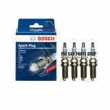 PACK OF 4 GENUINE BOSCH SPARK PLUGS TO FIT VW GOLF 2.0 GTI 2012> BRAND NEW