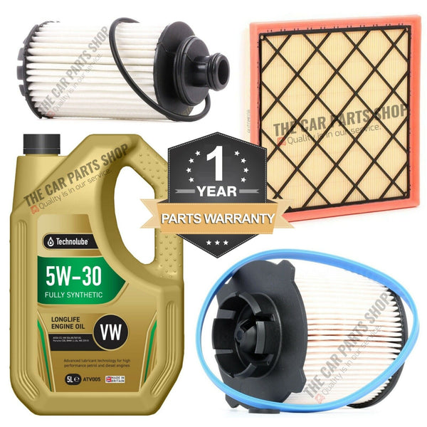 FOR ZAFIRA TOURER CDTI 2015> TECHNOLUBE SERVICE KIT 5L OIL - FUEL OIL AIR PACK