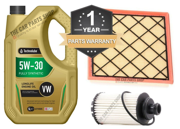 FOR ZAFIRA TOURER CDTI 2015> TECHNOLUBE SERVICE KIT NEW AIR OIL PACK & 5L 5W30