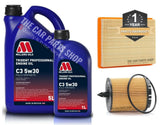 FITS SAAB 9-3 2.0 PETROL 2002-2011 MILLERS SERVICE KIT AIR AND OIL FILTER PACK