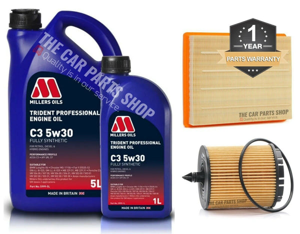 FITS SAAB 9-3 2.0 PETROL 2002-2011 MILLERS SERVICE KIT AIR AND OIL FILTER PACK