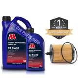 FITS SAAB 9-3 2.0 PETROL 2002-2011 MILLERS OIL CHANGE SERVICE KIT 6L OIL FILTER