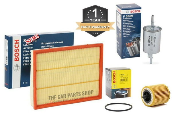 FITS SAAB 9-3 2.0 PETROL 2002> BOSCH FILTER SERVICE KIT FUEL AIR OIL FILTER OEM