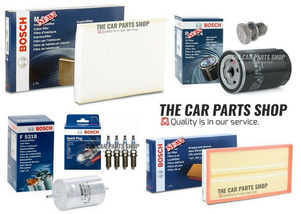 PREMIUM BOSCH FILTER SERVICE KIT & BOSCH PLUGS FITS AUDI A3 S3 MK1 PETROL ONLY