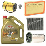 FITS VW PASSAT 2.0 GT TDI BLUEMOTION FULL SERVICE KIT WITH 5L CASTROL NEW