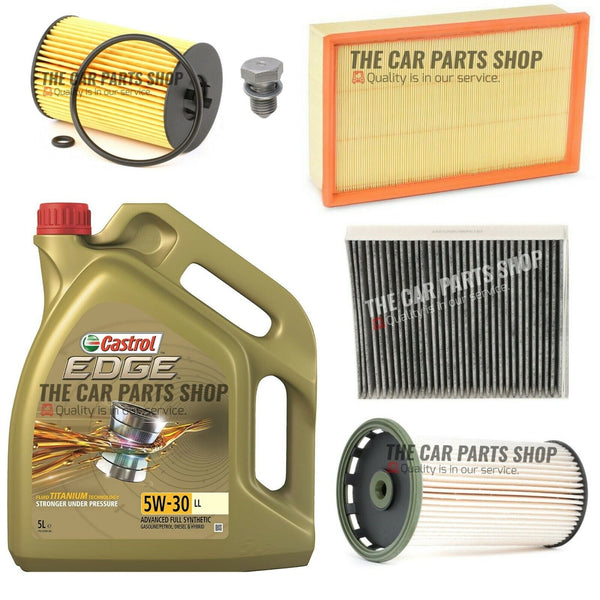 FITS VW PASSAT 2.0 GT TDI BLUEMOTION FULL SERVICE KIT WITH 5L CASTROL NEW
