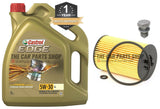 OIL CHANGE SERVICE KIT FITS VW PASSAT 2.0 GT TDI MK7 (5L CASTROL INC)