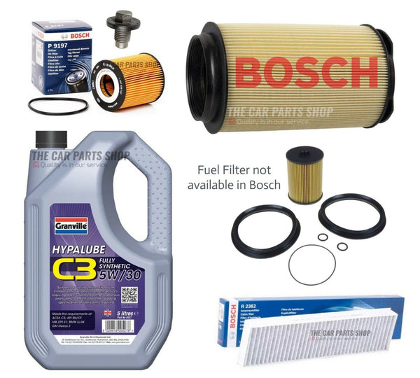 FITS MINI HATCH COOPER S 1.6 PETROL BOSCH SERVICE KIT 5L OIL & ALL 4 FILTERS INC