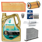 FOR AUDI S3 2.0 TFSI QUATTRO 8P FULL SERVICE KIT 5L PETRONAS ALL FILTERS & PLUGS
