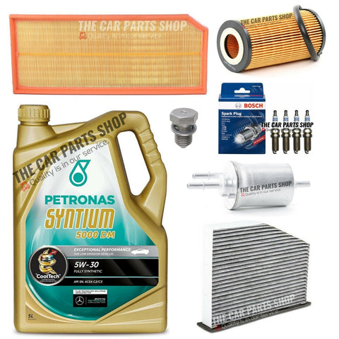 FOR AUDI S3 2.0 TFSI QUATTRO 8P FULL SERVICE KIT 5L PETRONAS ALL FILTERS & PLUGS