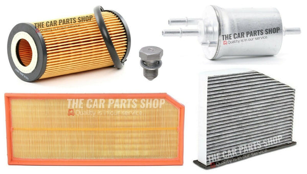 AIR OIL POLLEN FUEL FILTER SERVICE FILTER KIT FOR AUDI S3 2.0 TFSI QUATTRO 8P