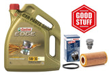 BOSCH SERVICE KIT FOR AUDI S3 2.0 TFSI 2006-2013 BOCSH OIL FILTER & CASTROL OIL