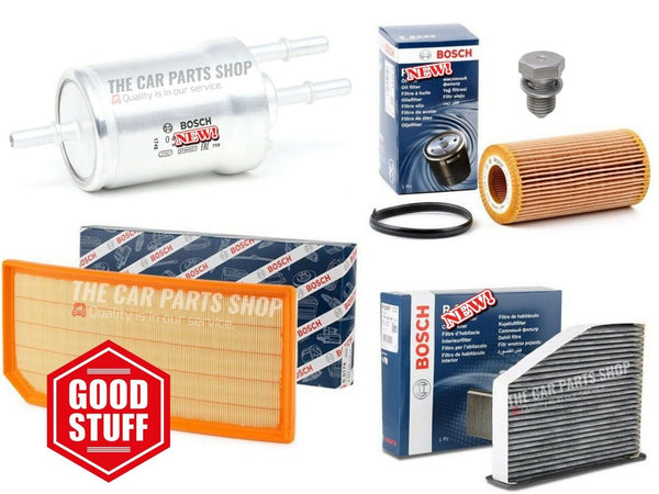 FOR AUDI S3 2.0 TFSI 2006-2013 BOSCH SERVICE FILTER KIT  ALL 4 NEW BOSCH FILTERS