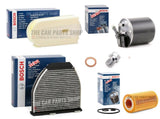 FULL BOSCH SERVICE FILTER KIT FOR MERCEDES C220 AMG SPORT 2.1 CDI C204 11-15