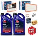 AIR OIL 10L MILLERS BOSCH SERVICE KIT FOR MERCEDES CLK CLK320 3.0 CDI C209