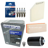 GENUINE QUANTUM OIL SERVICE KIT FITS AUDI 2.0 TFSI MK4 QUATTRO + 4 BOSCH PLUGS
