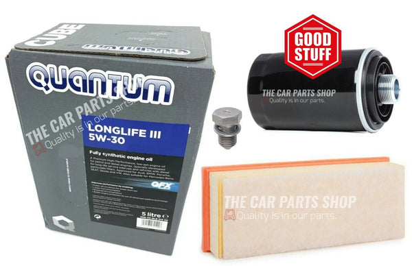 SERVICE KIT FITS AUDI 2.0 TFSI MK4 PETROL SERVICE KIT 5L QUANTUM & AIR OIL PLUG
