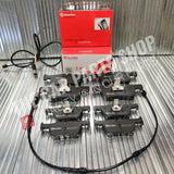 FOR BMW 420D F36 FRONT & REAR BREMBO BRAKE PADS AND BOTH WEAR SENSOR LEADS