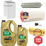 FITS BMW 520D E60 TECHNOLUBE SERVICE KIT 6L OIL + ALL NEW FILTER PACKAGE