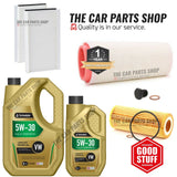 FITS BMW 520D E60 TECHNOLUBE SERVICE KIT AIR CABIN OIL & 6L TECHNOLUBE 5W30 OIL