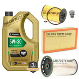 5L TECHNOLUBE FUEL OIL AIR SERVICE KIT FOR SEAT LEON 1.6 TDI MK3 SE TECHNOLOGY