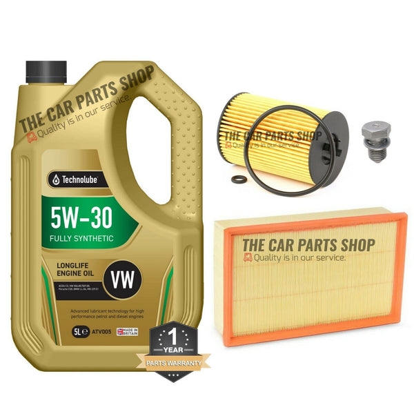 NEW AIR & OIL TECHNOLUBE SERVICE KIT FOR SEAT LEON 1.6 TDI MK3 SE TECHNOLOGY