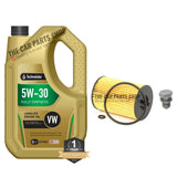 OIL FILTER & 5L TECHNOLUBE SERVICE KIT FOR SEAT LEON 1.6 TDI MK3 SE TECHNOLOGY
