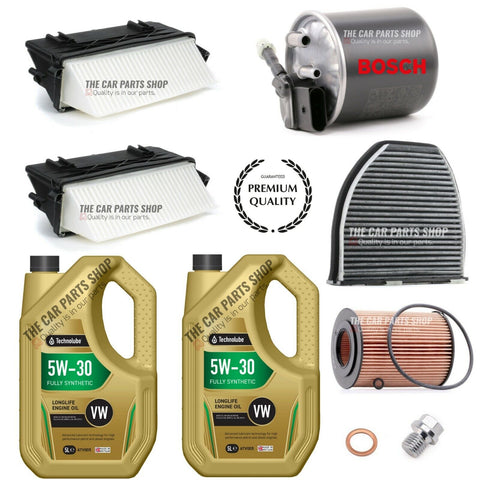 10L TECHNOLUBE SERVICE KIT FITS MERCEDES C350 3.0 CDI COMPLETE SERVICE PAKCAGE