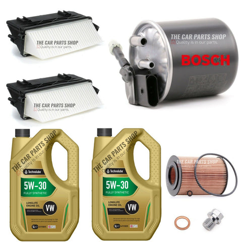 10L TECHNOLUBE SERVICE KIT FITS MERCEDES C350 3.0 CDI FUEL AIR OIL FILTER PACK