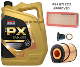 SERVICE KIT FOR PEUGEOT 207 2006> 5L ENGINE OIL & OIL AIR FILTER SUMP PLUG