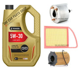 Fuel Oil Air 5L Oil Service Kit For Citroën Berlingo B9 1.6 BlueHDi 75 BHW 2015