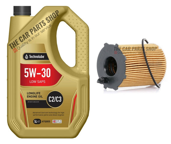 5L Technolube Oil Change Service Kit For Citroën Berlingo B9 1.6 BlueHDi 2015