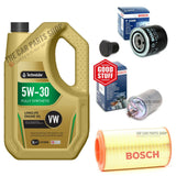 BOSCH SERVICE KIT FOR VW LUPO 1.7 SDI 5L TECHNOLUBE AND FUEL OIL AIR SUMP PLUG