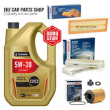 FITS PEUGEOT PARTNER MK2 1.6 HDI DV6AUTED4 BOSCH SERVICE KIT 5L OIL & 3 FILTERS