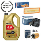 FITS PEUGEOT PARTNER MK2 1.6 HDI BOSCH SERVICE KIT 5L TECHNOLUBE & AIR FUEL OIL